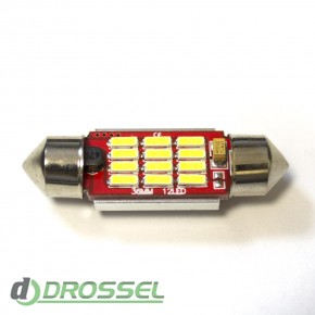   LED C5W (SV8,5) CAN 4014 12SMD 36mm White (