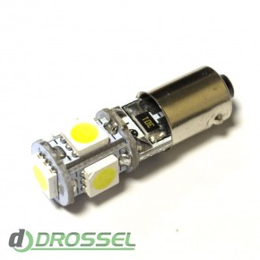   LED T4W (BA9S) CAN 5050 5SMD White ()