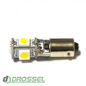   LED T4W (BA9S) CAN 5050 5SMD White ()_3
