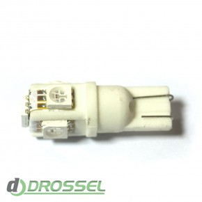   LED T10 (W5W) CERAMIC 5050 5SMD Yellow (