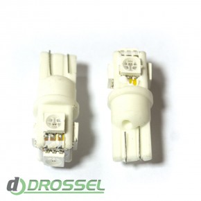   LED T10 (W5W) CERAMIC 5050 5SMD Yellow (