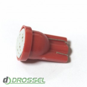   LED T10 (W5W) COB 1PC 6 chip Red ()_2