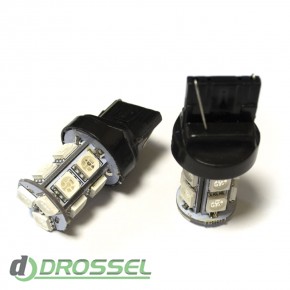   LED T20 (W21W 7440 W316d) 5050 18SMD Yellow 