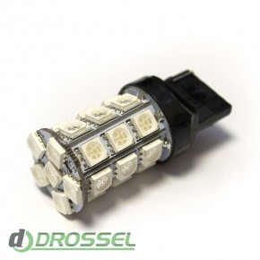   LED T20 (W21W 7440 W316d) 5050 27SMD Yellow 