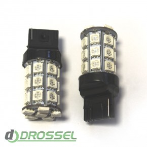   LED T20 (W21W 7440 W316d) 5050 27SMD Yellow 