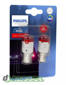 Philips Ultinon Pro3000 SI LED (P21W / BA15S) 11498U30CWB2, 1149