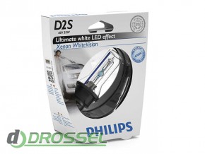 Philips Xenon WhiteVision D2S 85122WHVS1