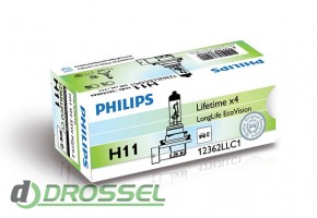   Philips LongLife EcoVision PS 12362LLECOC1 (H11